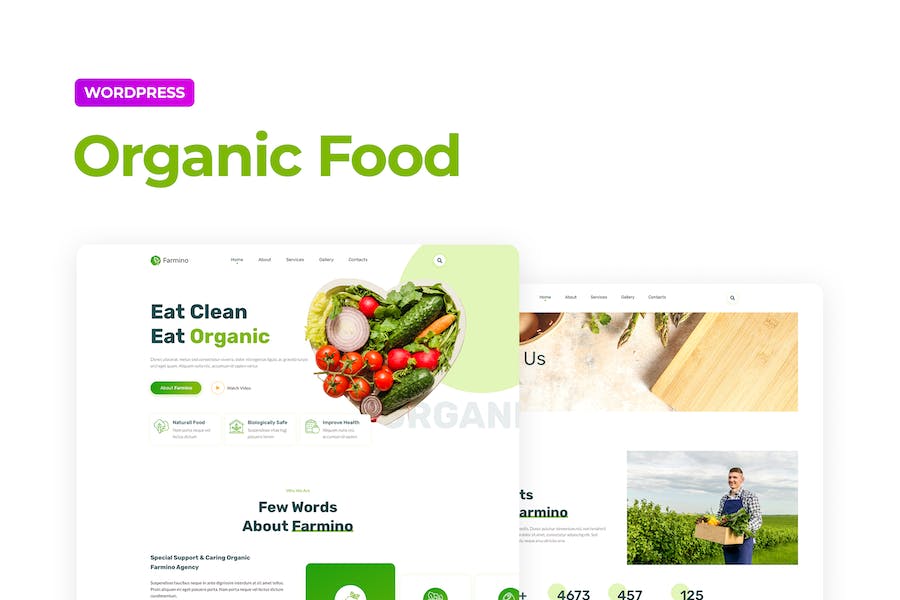 Farmino ? Organic Food Template Kit