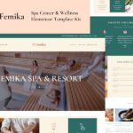 Femika - Spa Center & Wellness Elementor Template Kit