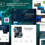 Findive ? Scuba Diving & Water Sports Elementor Template Kit