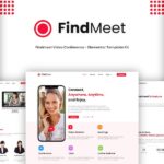 Findmeet - Video Conference Elementor Template Kit