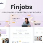 Finjobs - Human Resource Elementor Template Kit