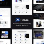 Finnac - Accounting & Finance Consulting Elementor Template Kit