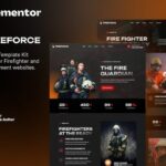 Fireforce – Firefighter & Fire Department Elementor Template Kit