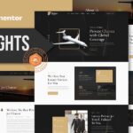 Flights - Private Jets Elementor Template Kit