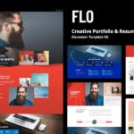 FLO - Creative Portfolio & Resume Template Kit
