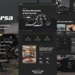 Forsa - Custom Motorcycle Garage Elementor Template Kit