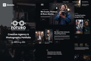 Foturo - Photography Portfolio & Creative Agency Elementor Template Kit