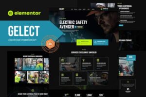 Gelect - Electrical Installation & Maintenance Elementor Template Kit