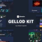 Gellod - Esport Gaming Elementor Template Kit