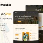 Geopro - Land Surveying & Digital Mapping Elementor Template Kit