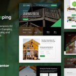 Glamping ? Luxury Camping & Campground Elementor Template Kit