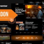 Gordon - Steel Factory & Industrial Plant Manufacturing Elementor Template Kit