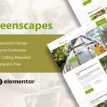 GreenScapes - Garden & Landscape Service Elementor Template Kit