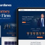 Guardianes - Attorney Law Firm Elementor Pro Template Kit