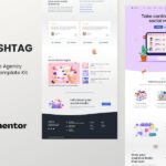 Hashtag - Social Media Agency Elementor Template Kit