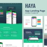Haya - App Startup Elementor Template Kit