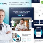 Holadoc ? Online Doctor Consultation Elementor Template Kit