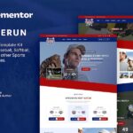 Homerun ? Baseball Team & Sports Club Elementor Template Kit