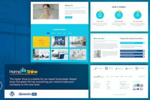HomeShine - Cleaning & Laundry Elementor Template Kit