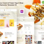 Icelab ? Ice Cream & Frozen Yogurt Shop Elementor Template Kit