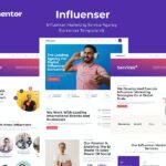 Influenser - Influencer Marketing Services Agency Elementor Template Kit