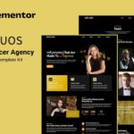 Influos - Influencer Agency Elementor Template Kit