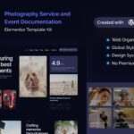 Inframe - Photography Service & Event Documentation Elementor Template Kit
