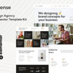 Intense - Creative Digital Agency Services Elementor Template Kit