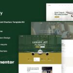 Jetly - Private Jet Charters Elementor Template Kit
