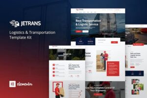 Jetrans ? Logistics & Transportation Elementor Template Kit
