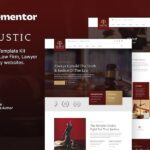 Justic ? Law Firm & Legal Services Elementor Template Kit