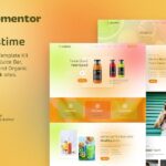Justime ? Juice Bar, Smoothie & Organic Food Elementor Template Kit