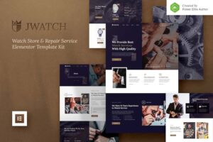 JWatch ? Watch Store & Repair Service Elementor Template Kit
