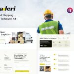Kavaleri Logistic & Shipping Elementor Template Kit