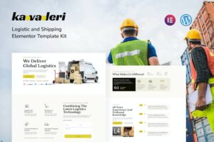 Kavaleri Logistic & Shipping Elementor Template Kit