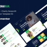 Khairah – NonProfit Charity Elementor Template Kit