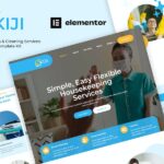 Kiji - Houskeeping & Cleaning Services Elementor Template Kit