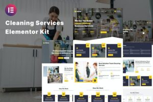 Klinta - Cleaning Services Elementor Template Kit