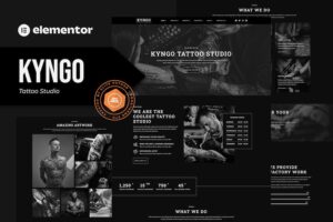 Kyngo - Tattoo Studio Elementor Template Kit