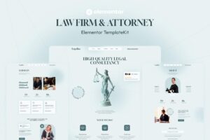 Legalize - Law Firm & Attorney Elementor Template Kit