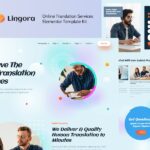 Lingora - Online Translation Services Elementor Template Kit