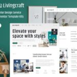 Livingcraft - Interior Design Services Elementor Pro Template Kit