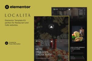 Localit? ? Italian Restaurant & Cafe Elementor Template Kit