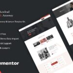 Lowlead - Attorney & Lawyers Elementor Template Kit