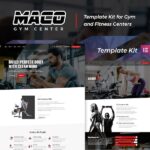 Maco Kit - Gym & Fitness Elementor Template Kit
