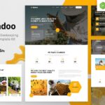 Madoo ? Honey Bee & Beekeeping Elementor Template Kit