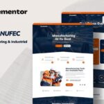 Manufec - Manufacturing & Industrial Elementor Template Kit