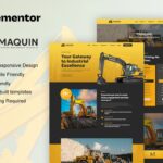 Maquin - Construction Equipment Rentals Elementor Pro Template Kit