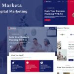 Marketa - Digital Agency Business Services Elementor Template Kit