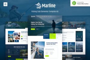 Marline ? Fishing & Hunting Club Elementor Template Kit